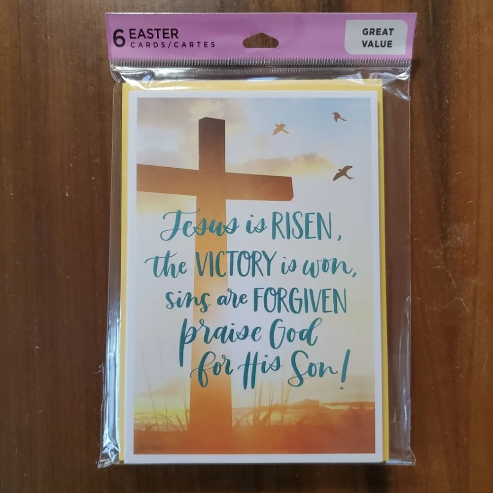 Easter 6 Cards for Anyone NEW Hallmark Holiday Family Friends Religious Cross